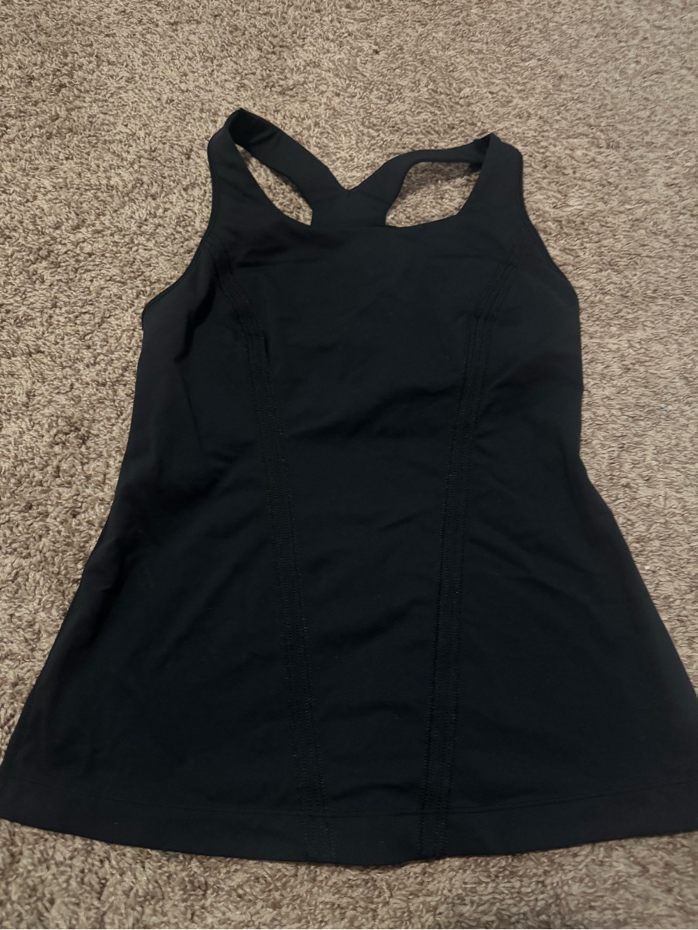 lululemon athletica Black Athletic Tank Top